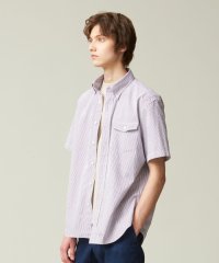 J.PRESS MENS/【クールマックス】サッカーストライプ／マイクロギンガムチェック シャツ/B.D/506105372