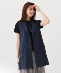 J.PRESS LADIES（LARGE SIZE）/【洗える】ボイルドワッシャー ジレ/506105381