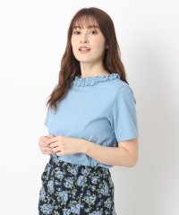  LAURA ASHLEY/【2WAY/日本製/4color/コットン100％】フリルカラーTシャツ/506105395