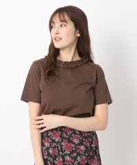  LAURA ASHLEY/【2WAY／日本製／コットン100％】フリルカラーTシャツ/506105395