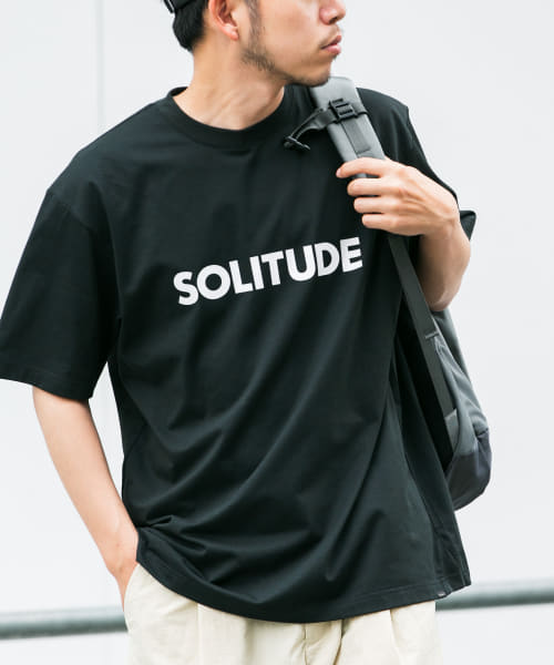 その他 TEN BEACH JKT BLACK L セール 50%OFF】『UR TECH ひやサラクール』SOLITUDE T-SHIRTS