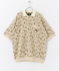 URBAN RESEARCH Sonny Label/MAGIC NUMBER　LEOPARD KNIT ポロシャツ/506105792