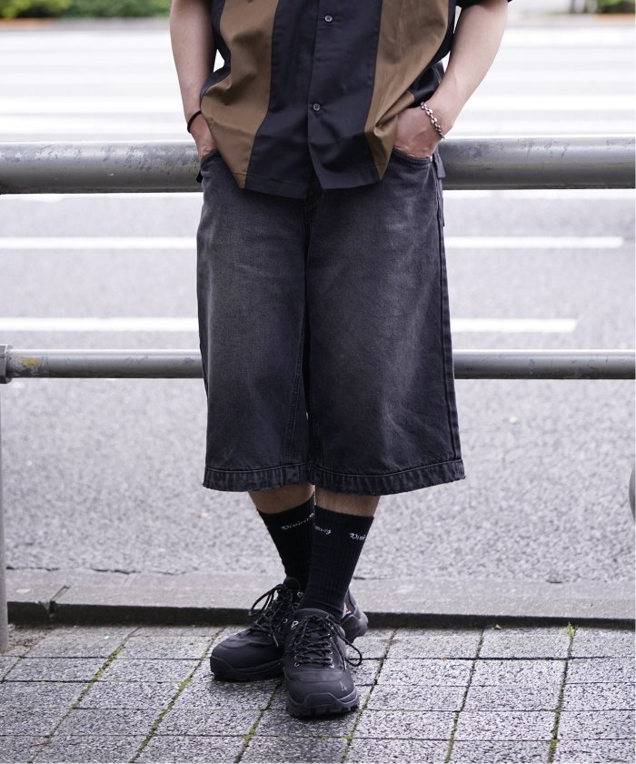 パンツ wide denim shorts M 41RC01JnbNL.jpg