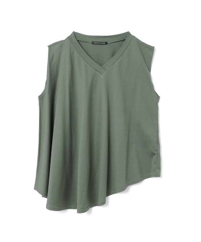 セール 30%OFF】mizuiro ind Vネック アシンメトリー