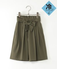 ikka kids/【接触冷感／速乾】リボンベルト付きワイドパンツ（120〜160cm）【UVカット】/505872685