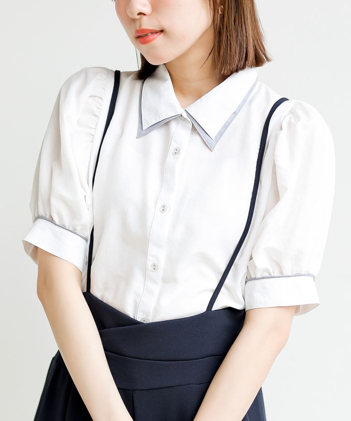sein___000企画】ラミー2枚重ねペプラムブラウス再予約スタート