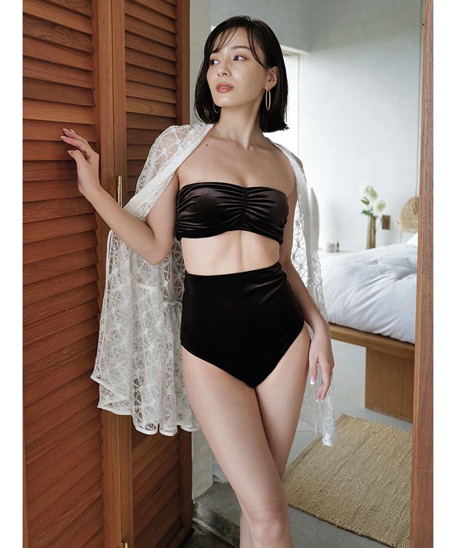 アニュアンス ベロアセパレートギャザースイムウエア 水着 新品 ベロアセパレートギャザースイムウエア(506104973) | ア