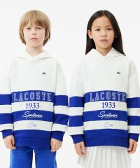 LACOSTE KIDS/オーガニックコットン パネルボーダーグラフィックスウェットフーディー/506106246