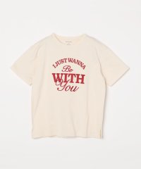 SHIPS any WOMEN/SHIPS any: プリント × 刺繍 ロゴ Tシャツ<KIDS>/506106833