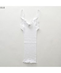 Oscalito/オスカリート Oscalito Oscalito キャミソール 3160 リブ レース付き コットン/506107022