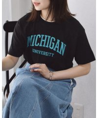 RAD CHAMP/MICHIGAN カレッジロゴプリントTシャツ/506107171