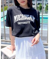 RAD CHAMP/MICHIGAN カレッジロゴプリントTシャツ/506107171