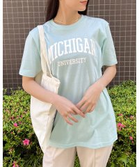 RAD CHAMP/MICHIGAN カレッジロゴプリントTシャツ/506107171