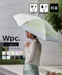 Wpc．/ダブリュピーシー Wpc. 【Wpc.】晴雨兼用 完全遮光 UVカット100％ 切り継ぎタイニー 折りたたみ傘 ミニ 日傘 801ー6423/506107243