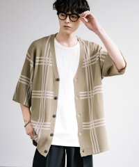 Rocky Monroe/ロッキーモンロー Rocky Monroe 接触冷感 ニットカーディガン 半袖 メンズ レディース サマーニット 春ニット ライトアウター レーヨン ナイロン /506107244