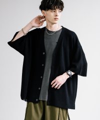 Rocky Monroe/ロッキーモンロー Rocky Monroe 接触冷感 ニットカーディガン 半袖 メンズ レディース サマーニット 春ニット ライトアウター レーヨン ナイロン /506107246