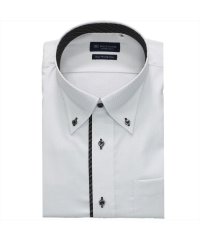 TOKYO SHIRTS/【超形態安定・大きいサイズ】 ボタンダウン 半袖 形態安定 ワイシャツ/506107285