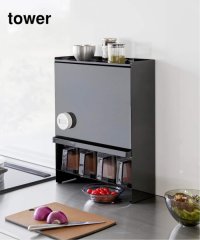 JOURNAL STANDARD FURNITURE/《WEB限定》【tower/タワー】前が開く 隠せる調味料ラック/506107468