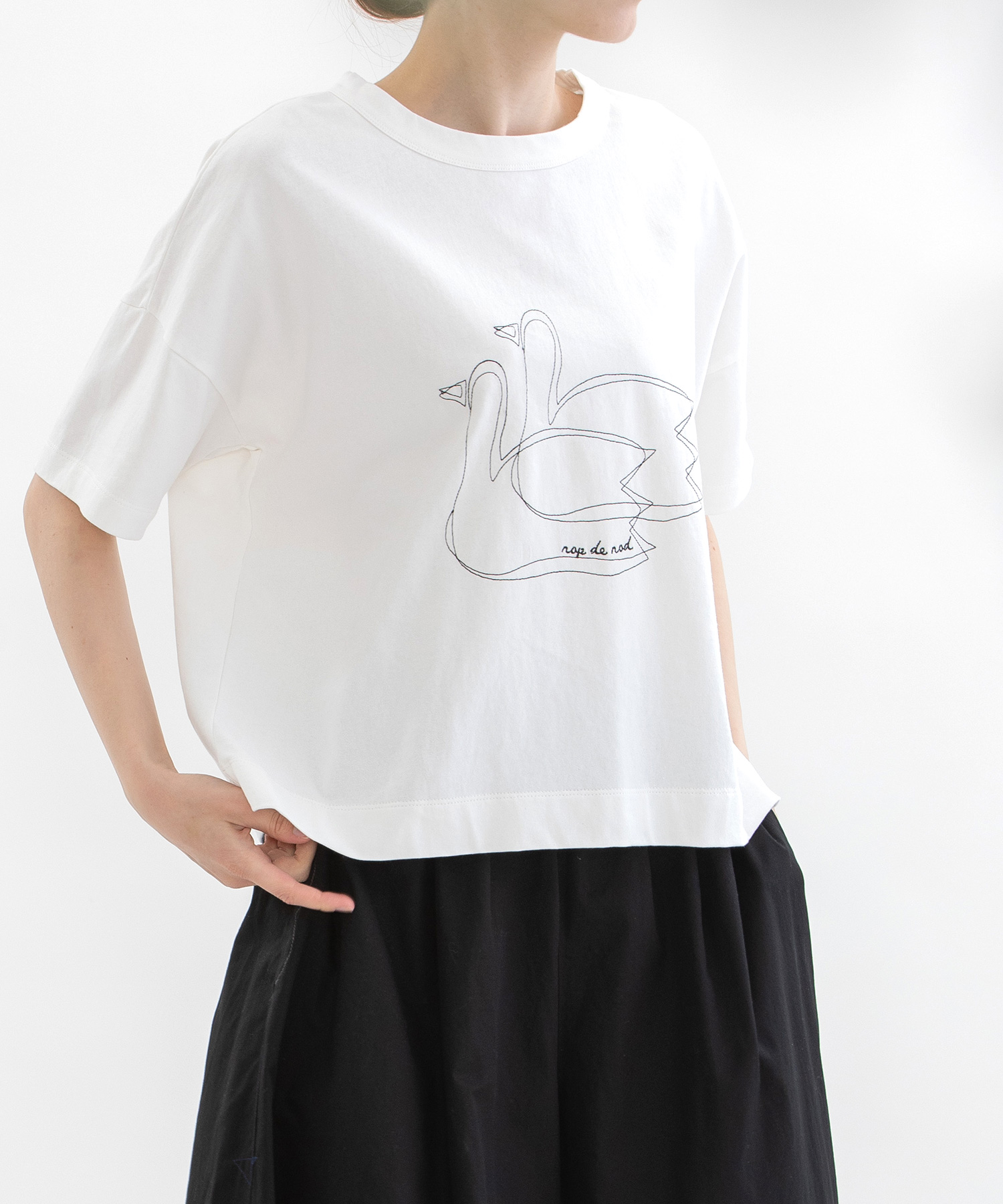 ☆新品☆nop den nod 半袖ドット柄シャツワンピース nop de nod（ノップドゥノッド）の「コットンリネンパネル