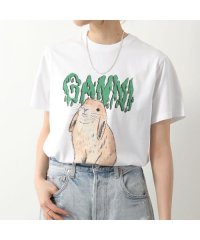 GANNI/GANNI 半袖 Tシャツ T－shirts Bunny クルーネック/506107646