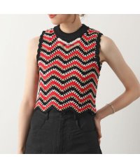 GANNI/GANNI ニットベスト Cotton Crochet Vest クロシェ/506107667