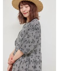 Samansa Mos2/【Sサイズ / WEB限定】総刺繍ウエスト切替ワンピース/506107955