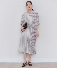 JIYU-KU(LARGE SIZE)/【洗える】テンセルリネンシャツワンピース/506118220