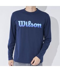 Wilson/Mクルーネック長袖Tシャツ/506109772