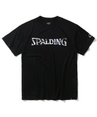 SPALDING/Tシャツ オーバーラップド カモ ロゴ/506111140