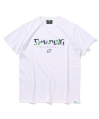 SPALDING/バレーボールTシャツ ボールプリント ロゴ/506111144