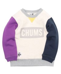CHUMS/KIDS CHUMS LOGO CREW TOP (キッズ チャムスロゴ クルートップ)/506118493