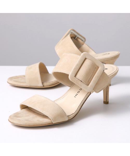 MANOLO BLAHNIKサンダル GABLE 36 ビジュー付きフラットサンダル