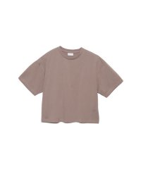 sanideiz TOKYO/コットンポリエステル オーバークロップトTシャツLADIES/506120124