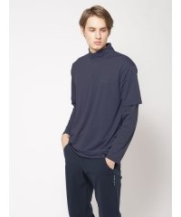 sanideiz TOKYO/ハニカムメッシュスム－ス for GOLF ハーフジップ裾リブ＆長袖 MENS/506120385