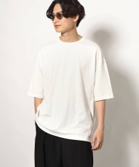 a.v.v (MEN)/【接触冷感】ポンチワイドシルエットTシャツ 5分袖/506091449
