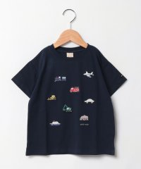 petit main/【接触冷感】働く車刺繍Tシャツ/506104412