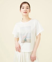 Sybilla/【PLAYA】ビーチサイドプリントTシャツ/506121021
