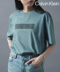 Calvin Klein/カルバン クライン Calvin Klein フロントロゴ プリント Tシャツ 半袖 クルーネック プリントT コットン100% 40QM853/505985991