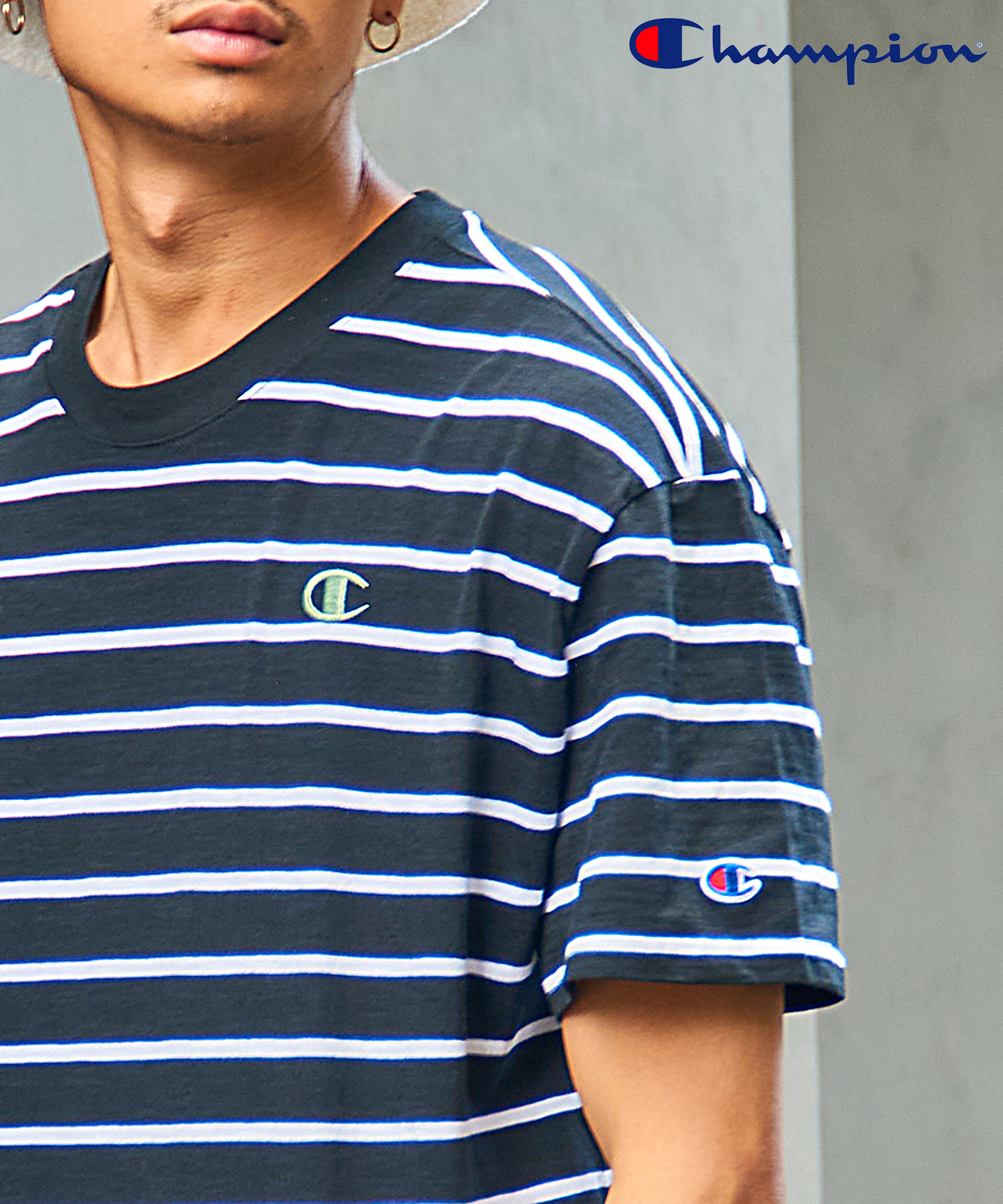 champion ボーダーカットソー 43