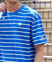 CHAMPION/チャンピオン Champion ワンポイント ボーダー カットソー Tシャツ 半袖 ボーダートップス レトロ クルーネック/505985994