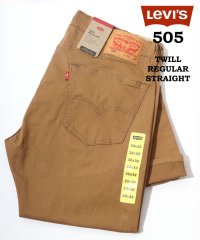marukawa shonan/【Levi's/リーバイス】505 REGULAR STRAIGHT TWILL ツイルレギュラーストレート ボトムス メンズ 5ポケット カラーパンツ /506091980