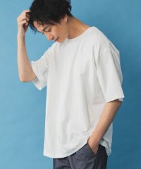 MAC HOUSE/マックハウス Mac－House SARARI サラリ NAVY 冷感クルーネックTシャツ T2ー24SSーMCー4/506106881