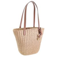 COACH/COACH コーチ Small Straw Tote バッグ スモール ストロー トート バッグ かごバッグ/506121190