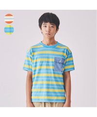 DaddyOhDaddy/【子供服】Daddy Oh Daddy (ダディオダディ)日本製 立体ボーダーポケット付半袖Tシャツ140cm～160cm V32827/506121618