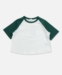 chil2/配色ラグラン半袖Tシャツ/506121648