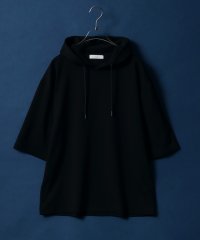 ANPAS/アンパス ANPAS 【ANPAS】ストレッチ ポンチ ミニ裏毛 半袖 Tパーカー メンズ 半袖Tシャツ フード フーディー カットソー 無地/506121857