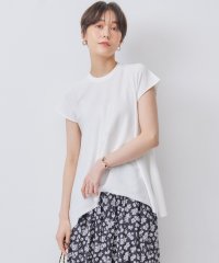 KUMIKYOKU（LARGE SIZE）/【WEB限定カラーあり】バックフレアニットTシャツ/506122028