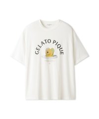 GELATO PIQUE HOMME/【接触冷感】【HOMME】レーヨンベアケーキモチーフTシャツ/506122339
