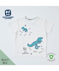 KP/KPBOY(ケーピーボーイ)ｘCAYA 虫除け機能（インセクトシールド）恐竜モチーフ半袖Tシャツ140/506102899