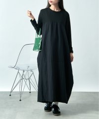 MAISON BREEZE/【MAISON BREEZE】コクーンスカート ドッキングワンピース ワンピース ポケット クルーネック 長袖 ロング丈 ロングワンピース SCCH538/506104396